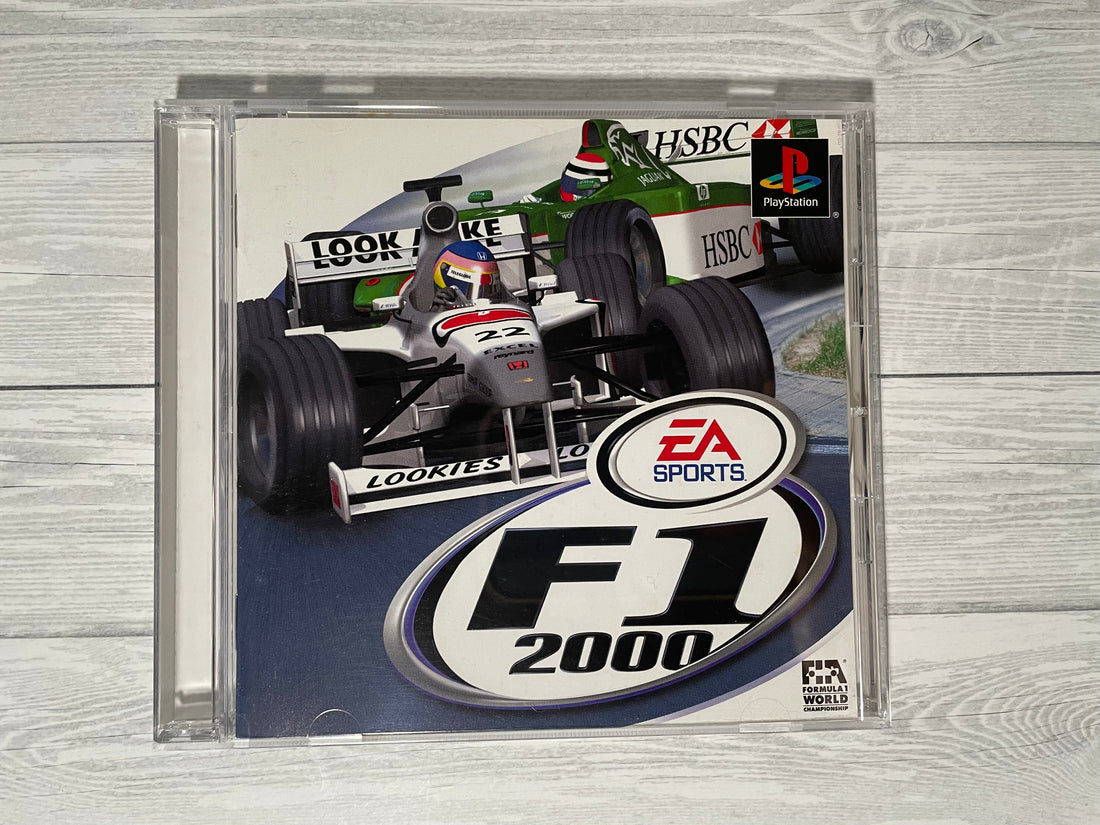 2000年にPlaystation1でリリースされたF1シミュレーションゲーム、「F1 2000」