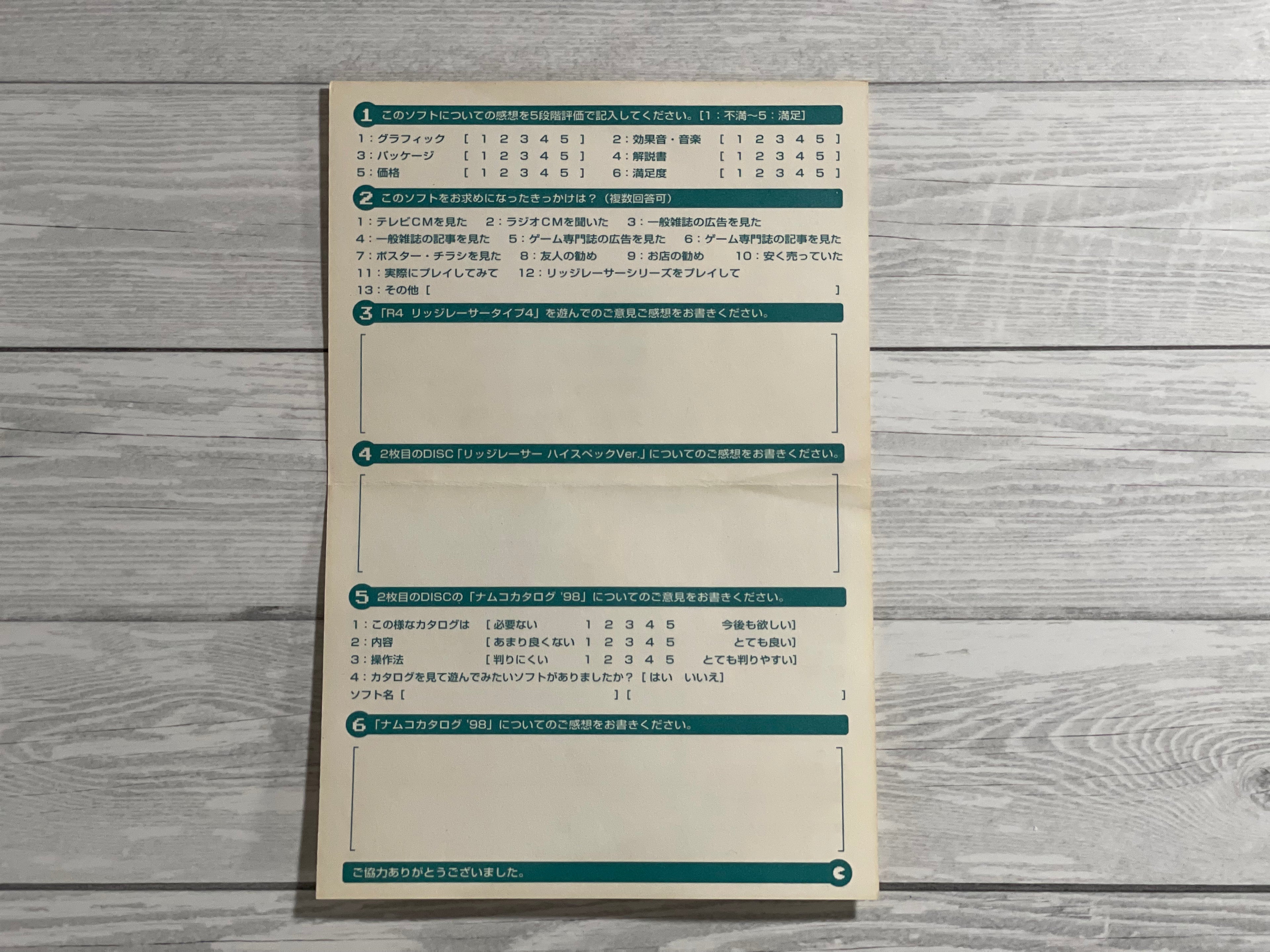 Playstation1 R4 RIDGE RACER TYPE 4