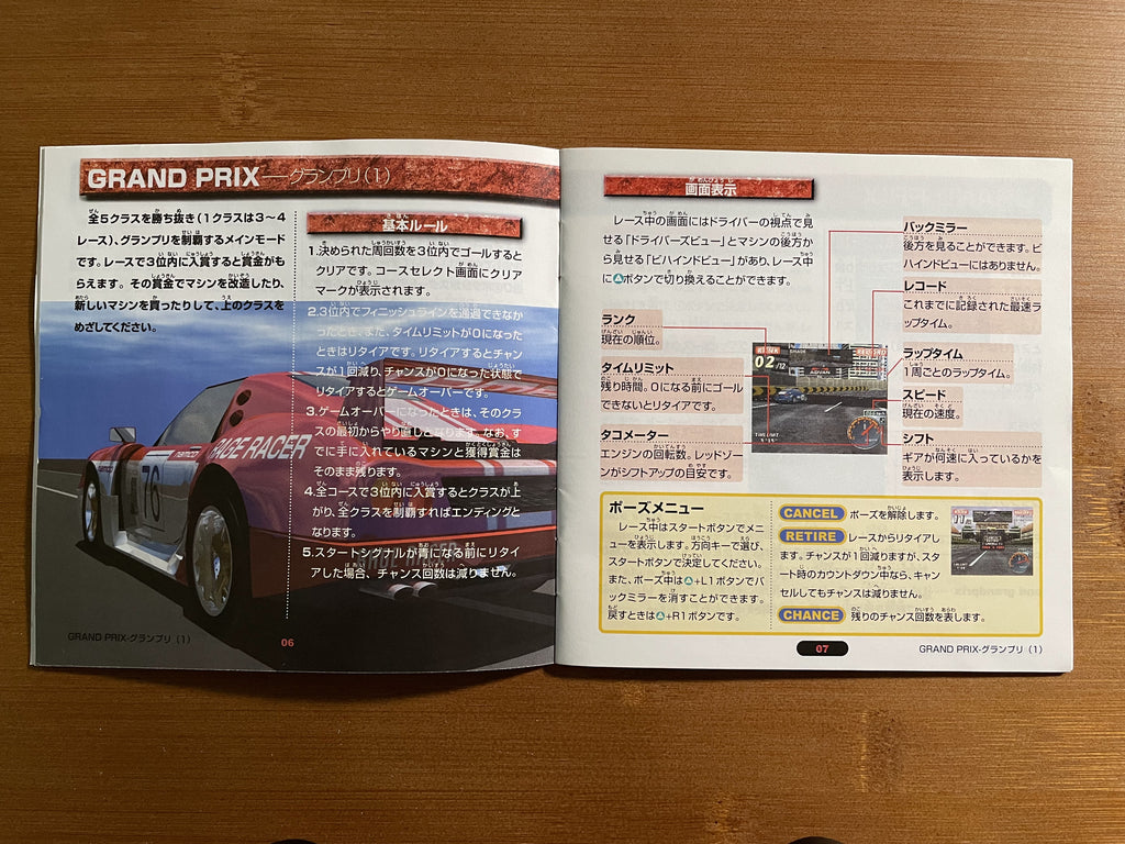 Playstation1 RAGE RACER