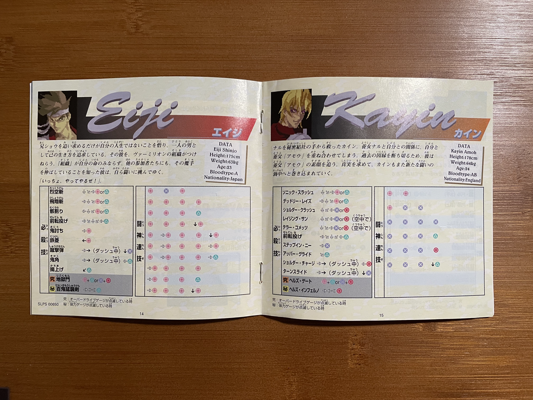 Playstation1 闘神伝3 / Toshinden3